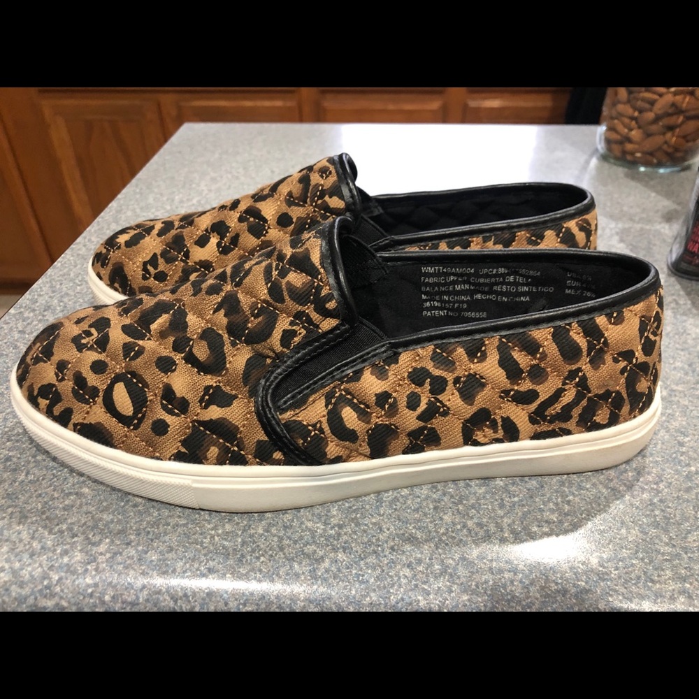 Time and Tru Leopard Slip-On Shoes